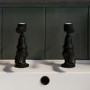 Black Basin Pillar Taps - Helston