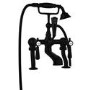 GRADE A1 - Black Bath Shower Mixer Tap - Helston