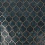 GRADE A1 - Teal and Gold Trellis Wallpaper - Contour Antibac