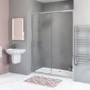 GRADE A1 - 1500mm Sliding Shower Door-Carina 