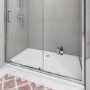 GRADE A1 - 1500mm Sliding Shower Door-Carina 