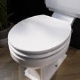 GRADE A1 - Park Royal Wooden Soft Close Toilet Seat