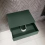ONLY OPENED - 600mm Green Wall Hung Countertop Basin Shelf - Lugo