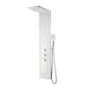 Luni White Marble Effect Shower Tower