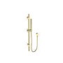 Brushed Brass Push Button 2 Outlet  Wall Mounted Thermostatic Mixer Shower Set with Hand Shower - Vance