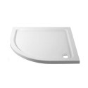 A1/UNBD80Q100 GRADE A1 - 800x800mm Quadrant Shower Tray 45mm - White Acrylic Stone Resin - Pearl
