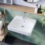 ONLY OPENED - Square Wall Hung Basin 500mm - Andros