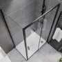 1100x760mm Stone Resin Rectangular Shower Tray - Pearl          