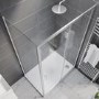 1100x760mm Stone Resin Rectangular Shower Tray - Pearl          