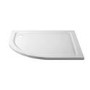 ONLY OPENED - 1200x800 LH Offeset Quad Stone Resin Shower Tray - Pearl