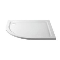 ONLY OPENED - 1200x800 LH Offeset Quad Stone Resin Shower Tray - Pearl            ONLY OPENED - 1200x800 LH Offeset Quad Stone Resin Shower Tray - Pearl