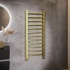 Brass Towel Radiator 1200 x 500mm - Sonoran