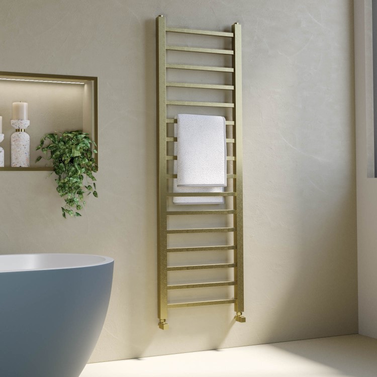 ALMOST PERFECT - Brass Towel Radiator 1600 x 500mm - Sonoran