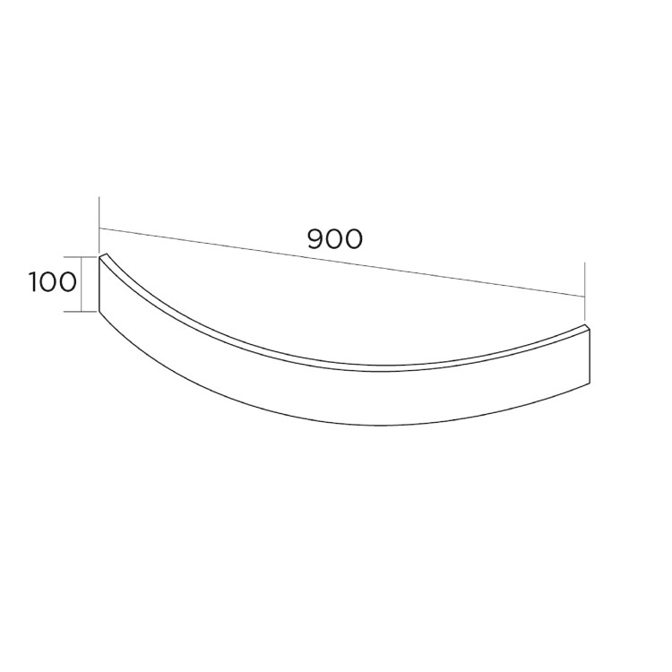 GRADE A1 - 800-900mm Quad Leg & Panel Pack Shower Tray Riser Kit - White