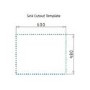 GRADE A1 - Single Bowl White Composite Kitchen Sink with Reversible Drainer - Essence Amelia