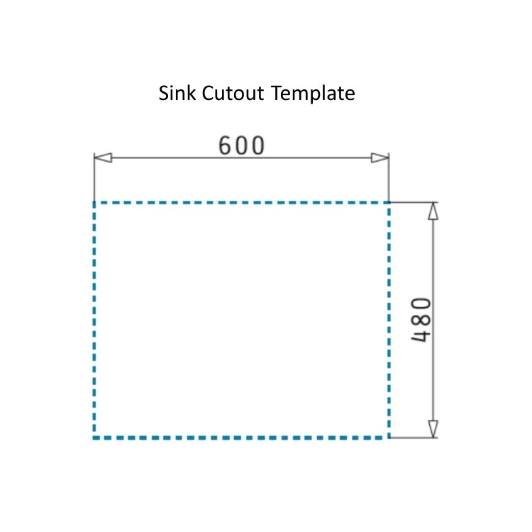 GRADE A1 - Single Bowl White Composite Kitchen Sink with Reversible Drainer - Essence Amelia