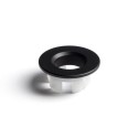 BeBa_28574 Matt Black Round Basin Overflow Cover - Arissa