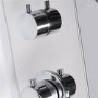 GRADE A1 - AquaDuo Thermostatic Shower Tower Panel