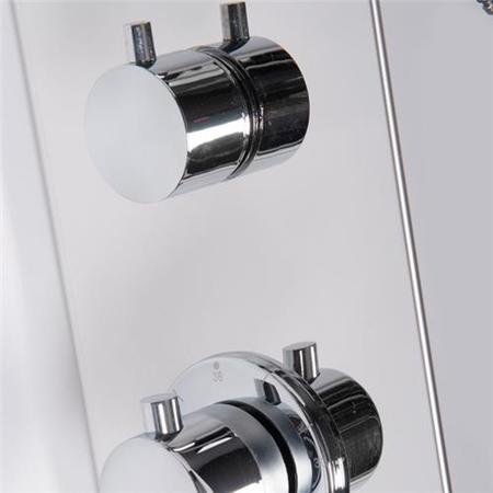 GRADE A1 - AquaDuo Thermostatic Shower Tower Panel
