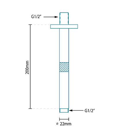 Lumiere 15cm Shower Arm