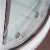 GRADE A1 - Sliding Door Quadrant Enclosure 800 x 800mm - 6mm Glass - Aquafloe Range