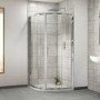 GRADE A1 - 900 x 900mm Sliding Door Quadrant Enclosure 6mm Glass - Aquafloe