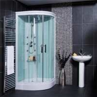 GRADE A1 - Aqualine Shower Cabin - Part 5 - Back Panel