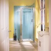 GRADE A1 - 760mm Bi-Fold Shower Door 6mm Glass - Aquafloe