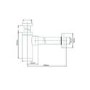 Chrome Round Basin Bottle Trap - Mimimalist