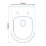 GRADE A1 - Venus Back To Wall Toilet 