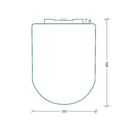 GRADE A1 - Venus Back To Wall Toilet 
