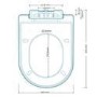 GRADE A1 - Venus Back To Wall Toilet 