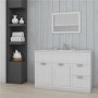 GRADE A1 - Nottingham White 1000 Vanity Unit