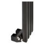 Rowton Designer 1700 x 175mm Black  Radiator