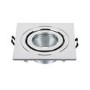 GRADE A1 - IP65 Chrome Square Down Light
