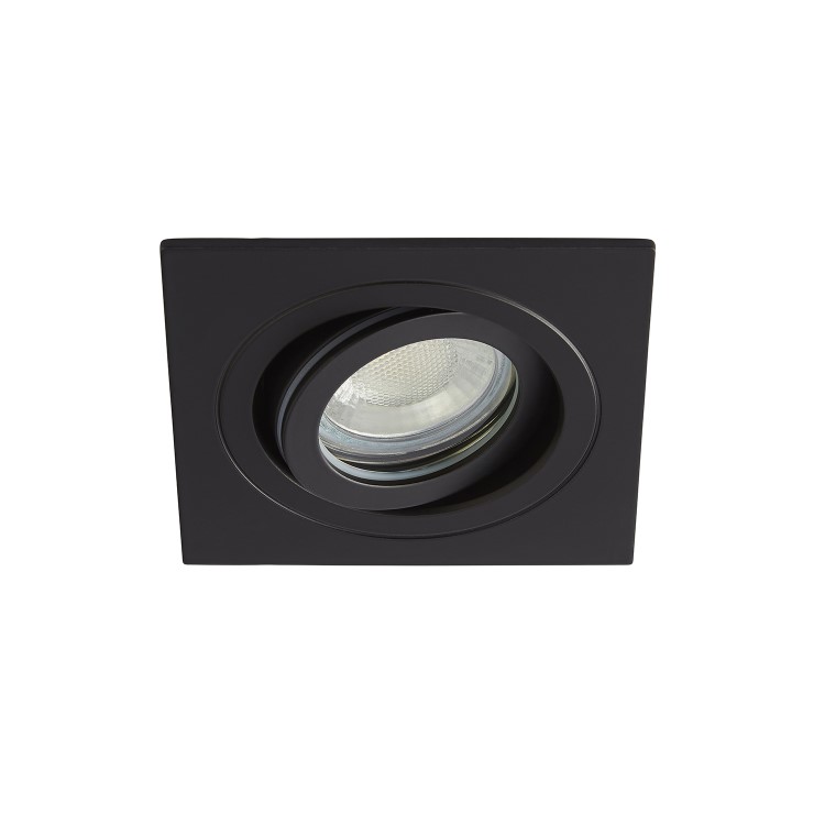 GRADE A1 - Cali square Downlight IP65 black