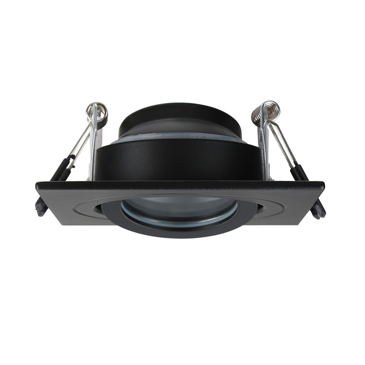 GRADE A1 - Cali square Downlight IP65 black