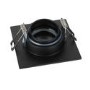 GRADE A1 - Cali square Downlight IP65 black
