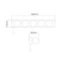 GRADE A1 - Ara Hollywood light matt black