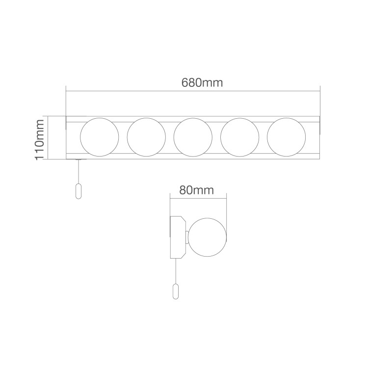 GRADE A1 - Ara Hollywood light matt black