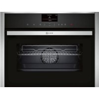 Neff C17FS32H0B N90 Compact Single Oven With FullSteam Function - Black