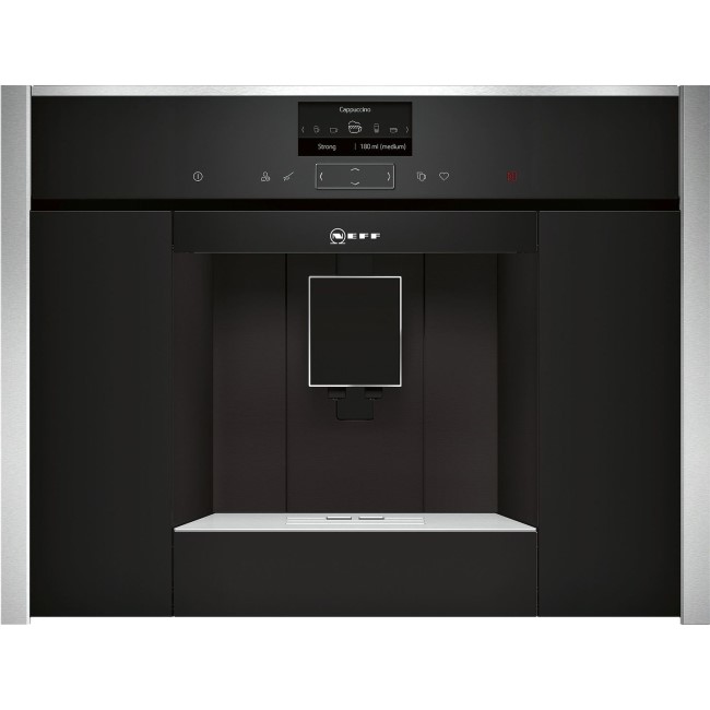 Refurbished Neff N90 Fully Automatic Built-in Coffee Machine With Touch Controls & Home Connect - Black