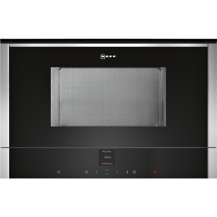 Refurbished Neff N70 C17WR00N0B Built In 21L 900W Microwave Oven Stainless Steel