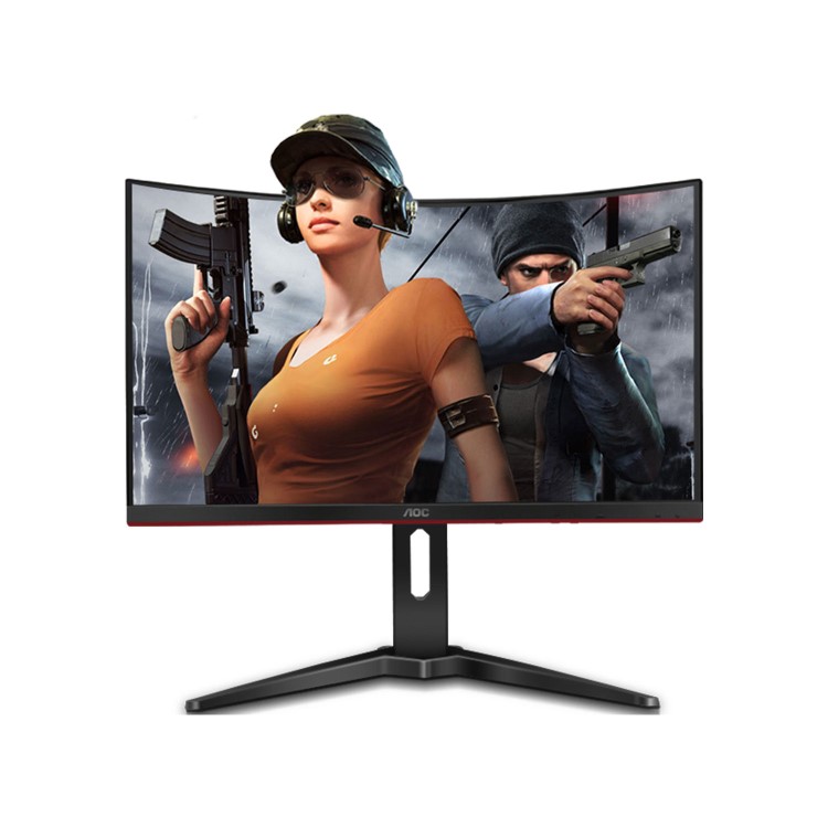 Refurbished AOC C24G1 24" Full HD Curved Gaming Monitor