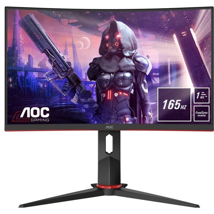 AOC C24G2U/BK 23.6" Full HD 165Hz Curved  Gaming Monitor