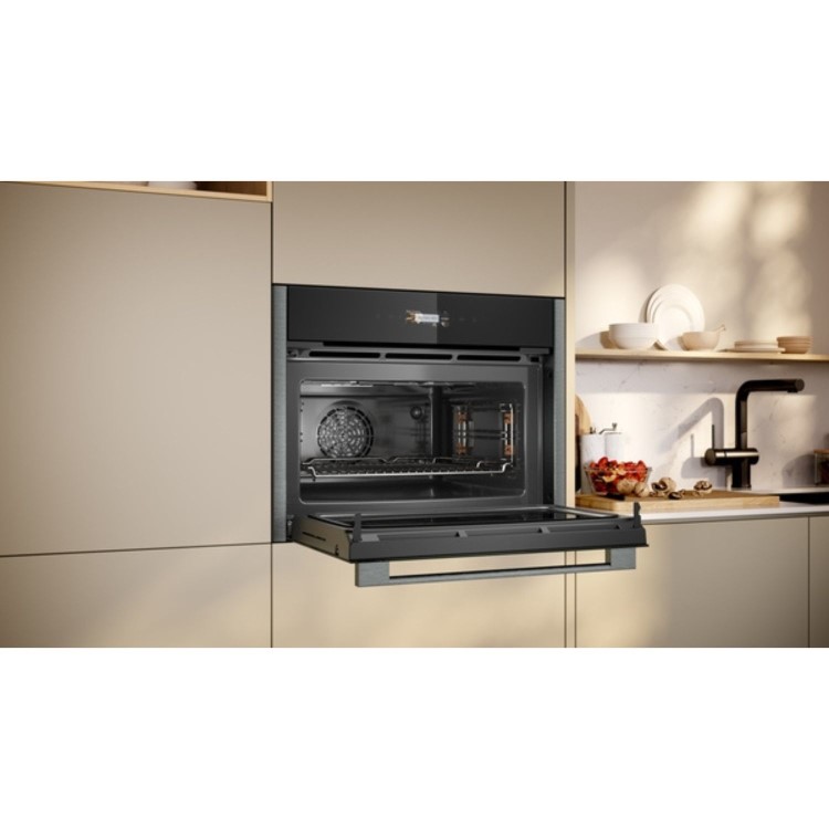 Refurbished Neff N70 C24MR21G0B Built In 45L 900W Combination Microwave Oven Graphite