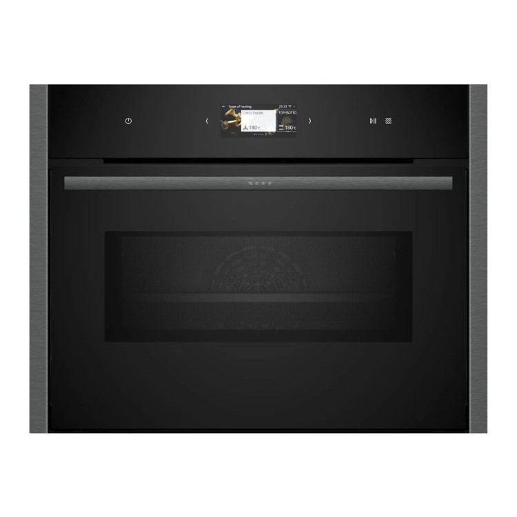 Neff N90 Pyrolytic 45L Built In Combination Microwave Oven - Graphite