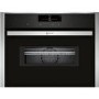 Neff N90 Compact Combination Microwave Oven With Pyrolytic Cleaning - Black