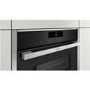 Neff N90 Compact Combination Microwave Oven With Pyrolytic Cleaning - Black