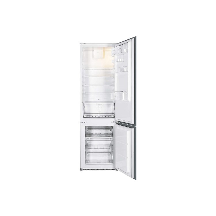 Refurbished Smeg C3180FP Integrated 308 Litre 70/30 Upright Fridge Freezer White